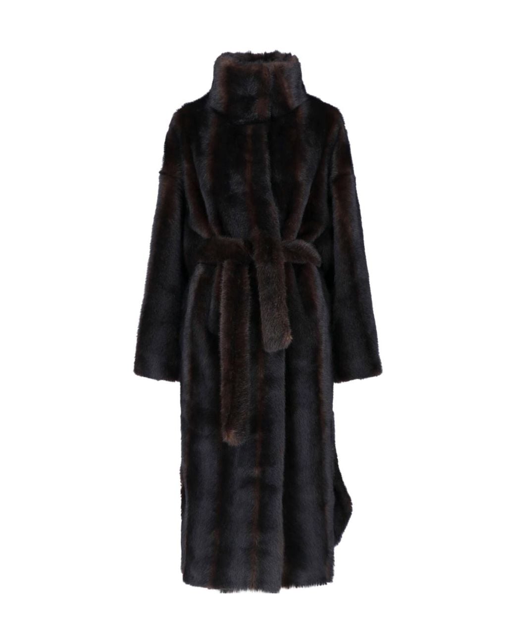 Frankie Shop Black Belted Coat