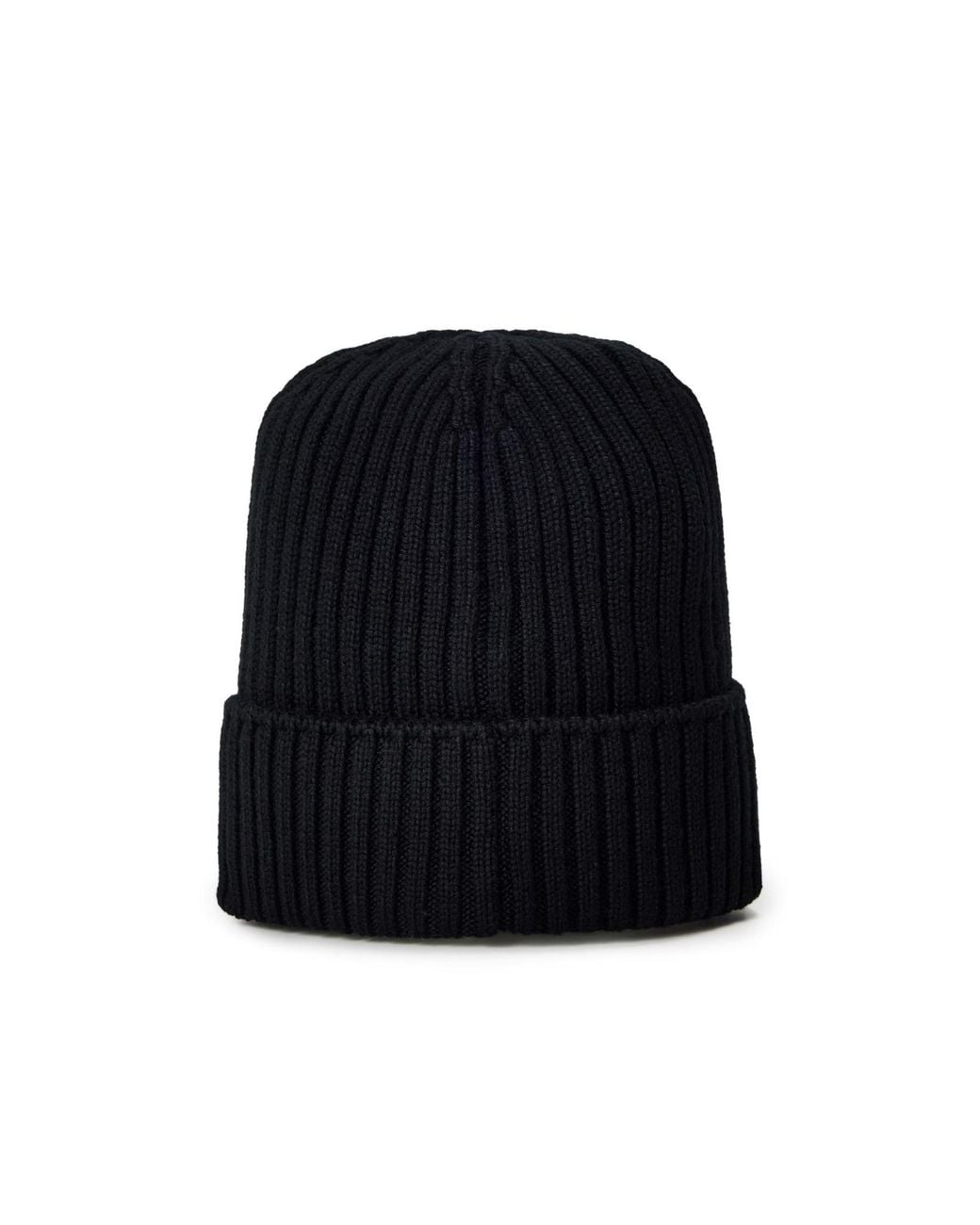 Moncler Black Logo Beanie