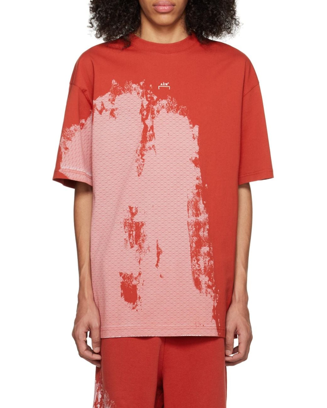 A_COLD_WALL* Red A-Cold-Wall* Graphic T-Shirt for men