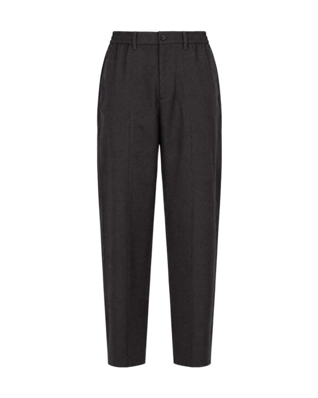 Emporio Armani Black Cargo Relaxed Pants for men