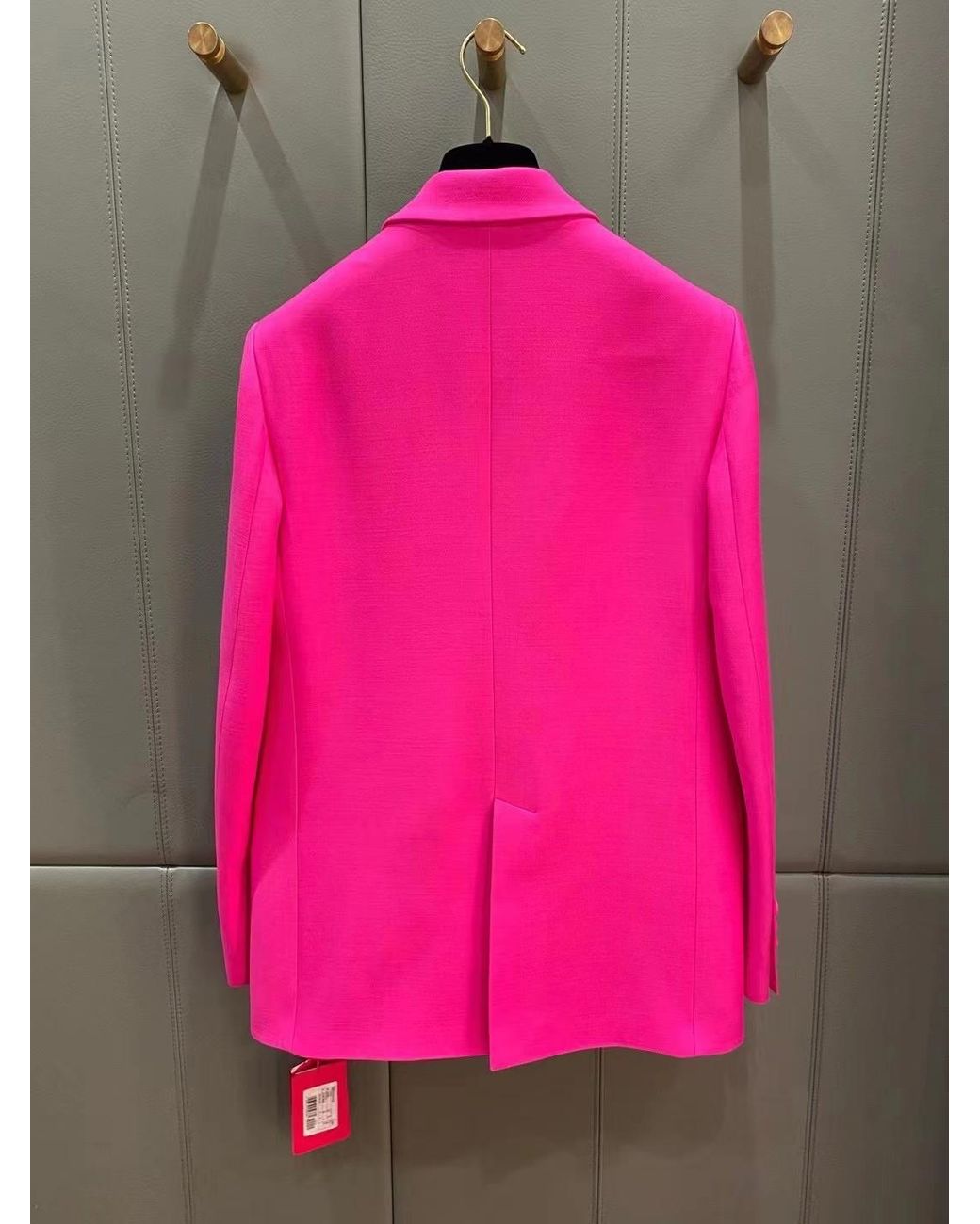 Valentino Pink Double-Breasted Blazer