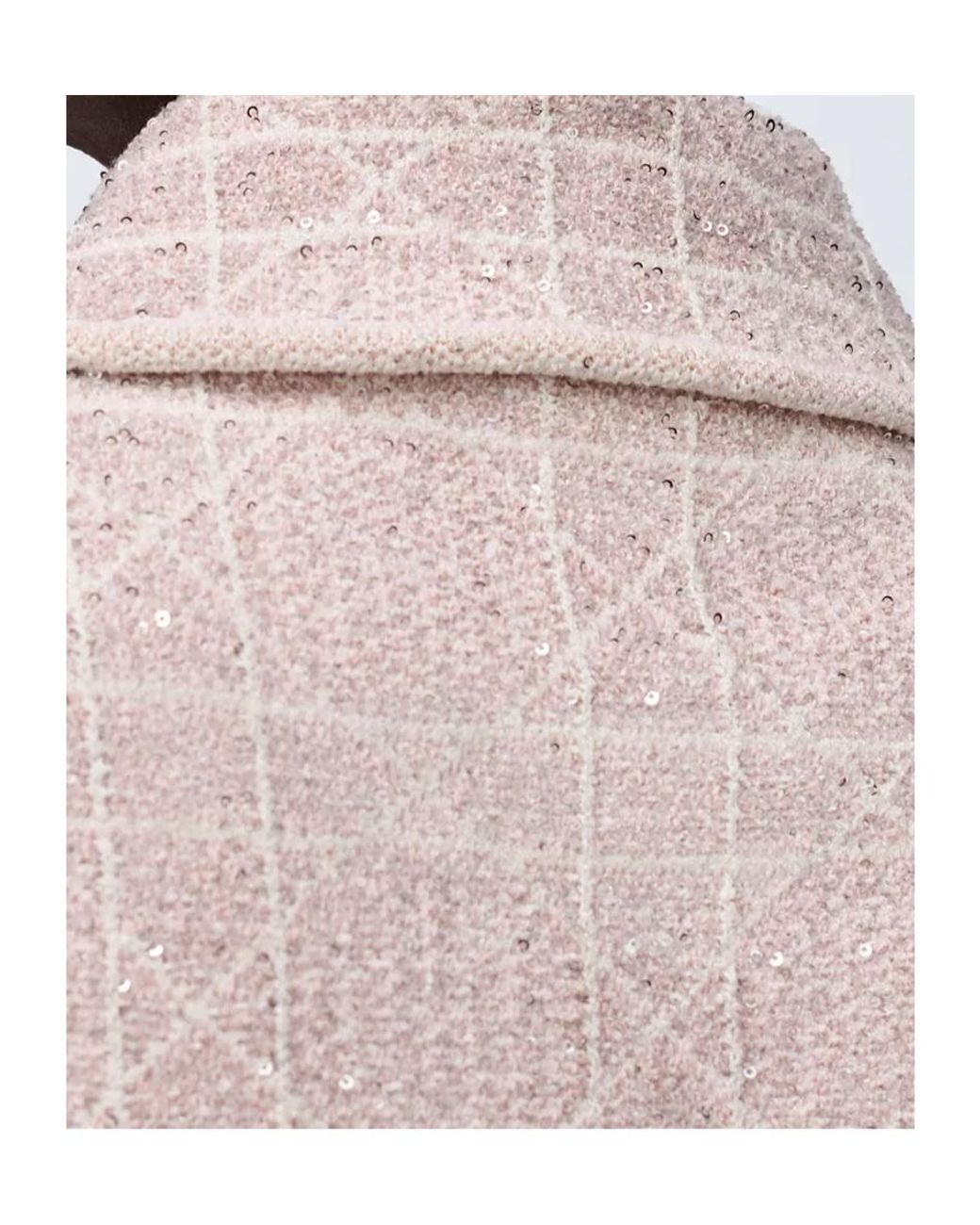 Dior Natural Macrocannage Short-Sleeved Jacket