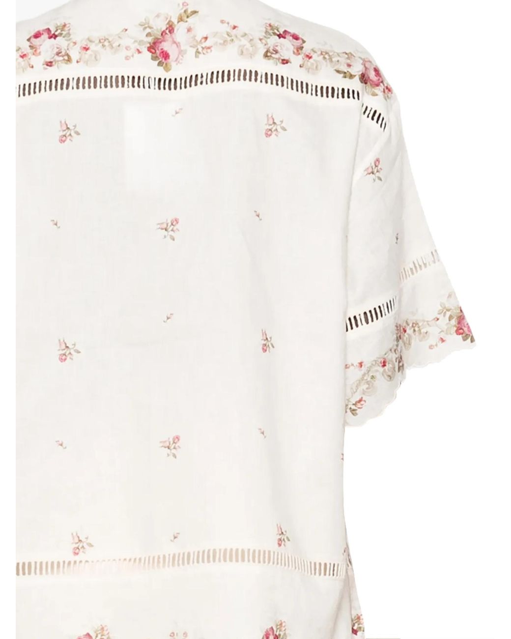 Zimmermann White Patience Linen Shirt