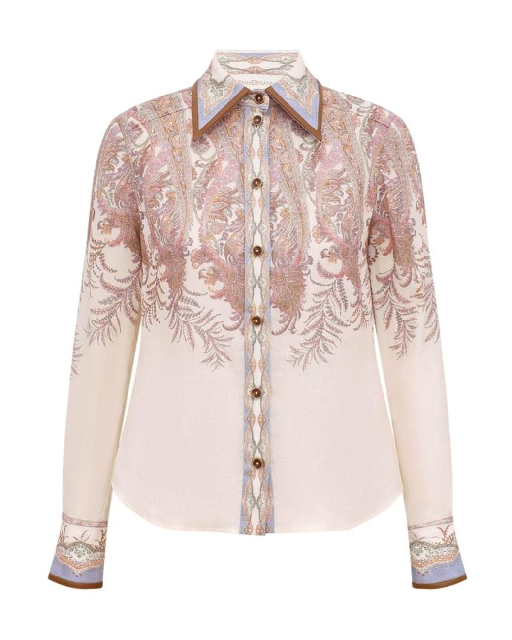 Zimmermann Pink Alchemy Body Shirt