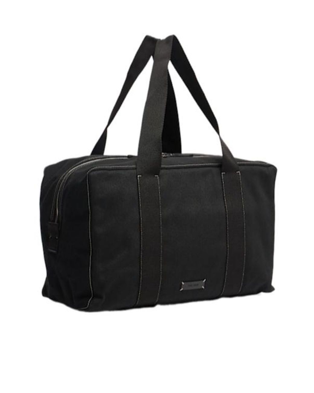 The Row Black Largecapacity Square Bag for men