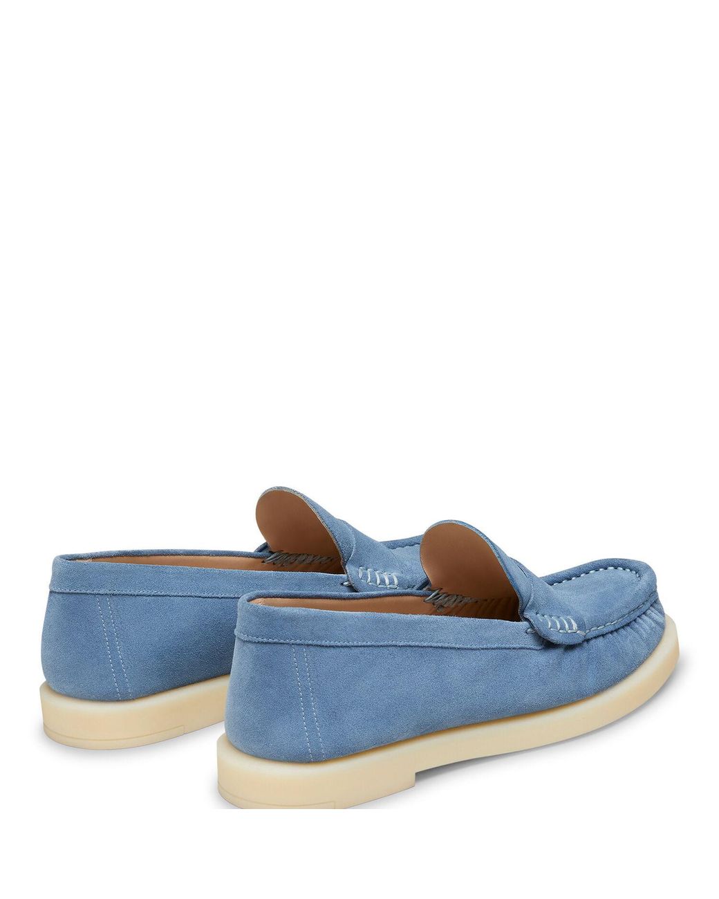 Stuart Weitzman Blue Blake Loafers
