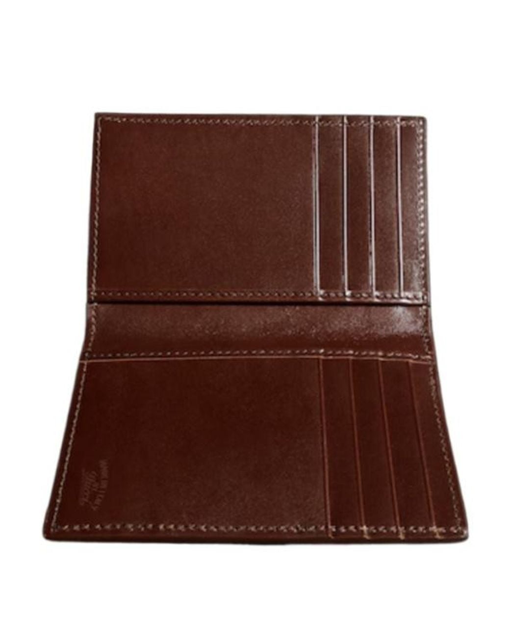 Gucci Brown Lira Card Case for men