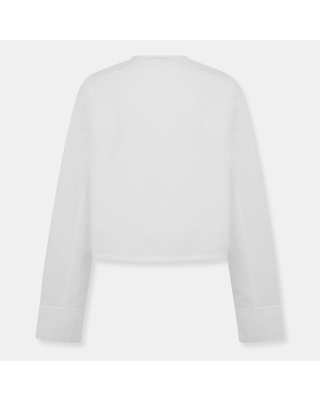 Givenchy White Cropped Shirt