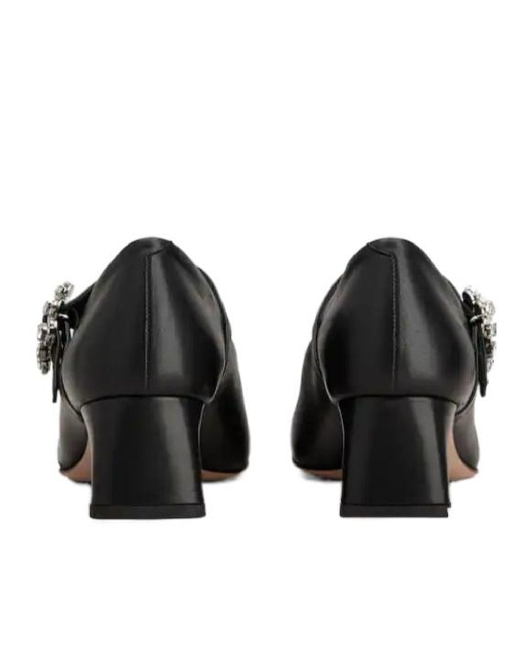 Roger Vivier Black Mini Flowers Babies Heeled Pumps