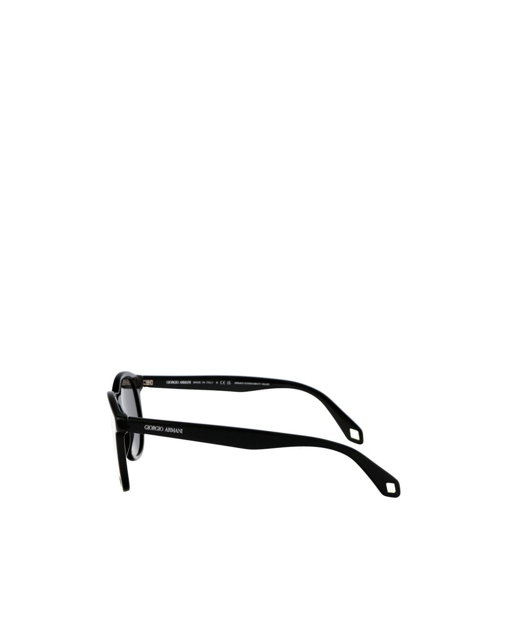 Giorgio Armani Multicolor Round Frame Sunglasses for men