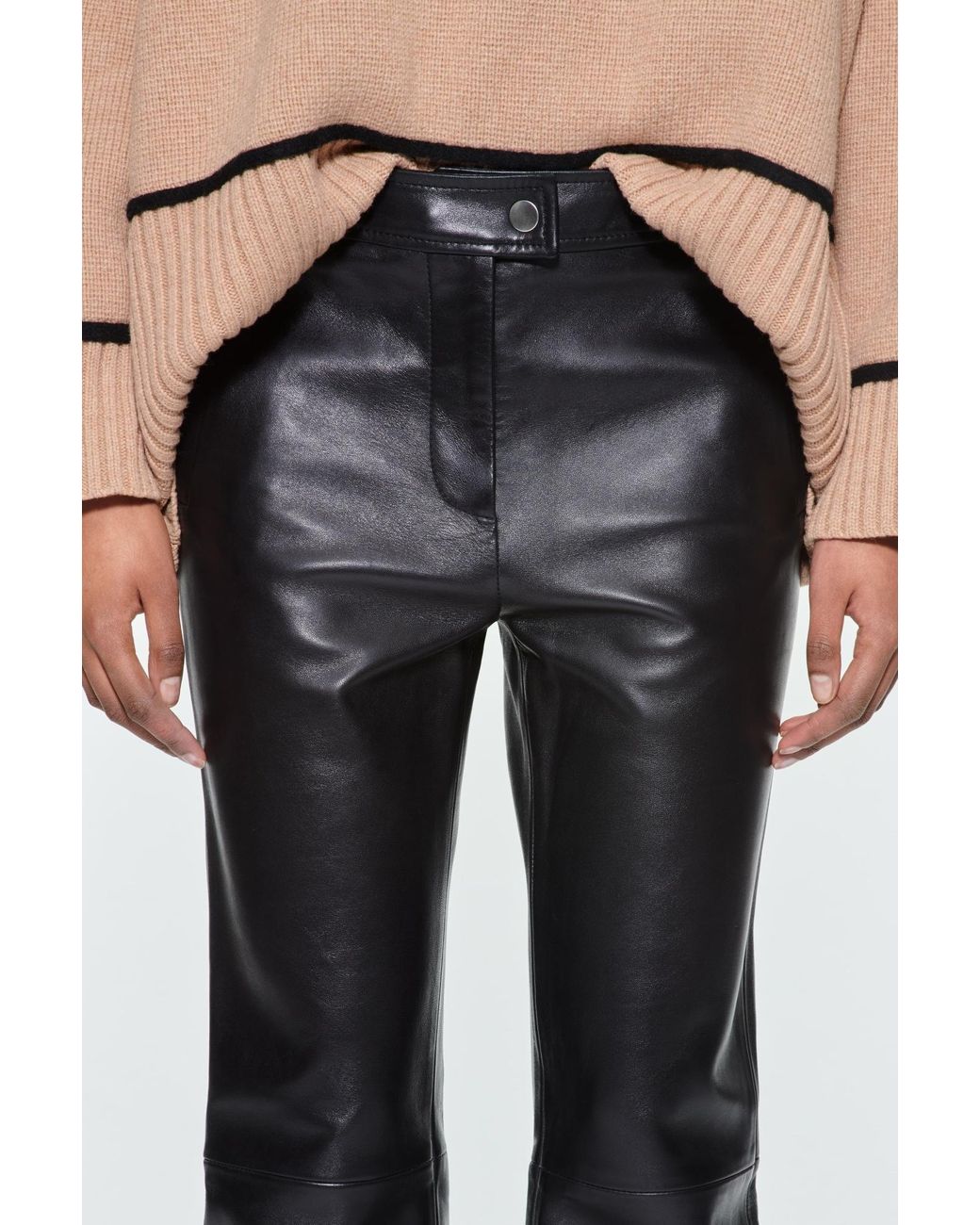 Stand Studio Blue Belt Loop Biker Pants