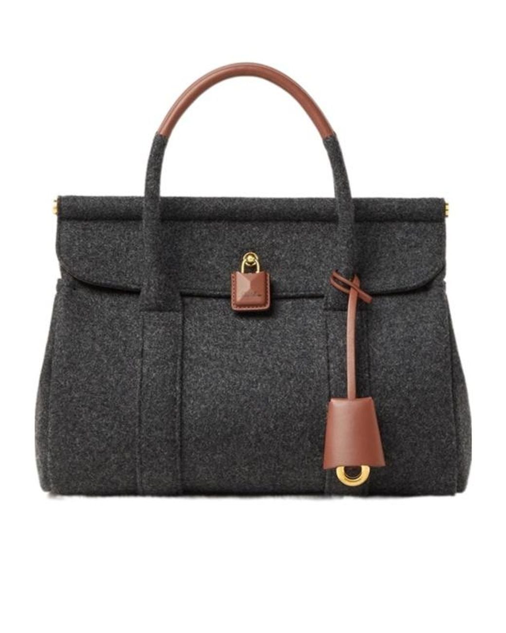 Loro Piana Black Loom Bag L25