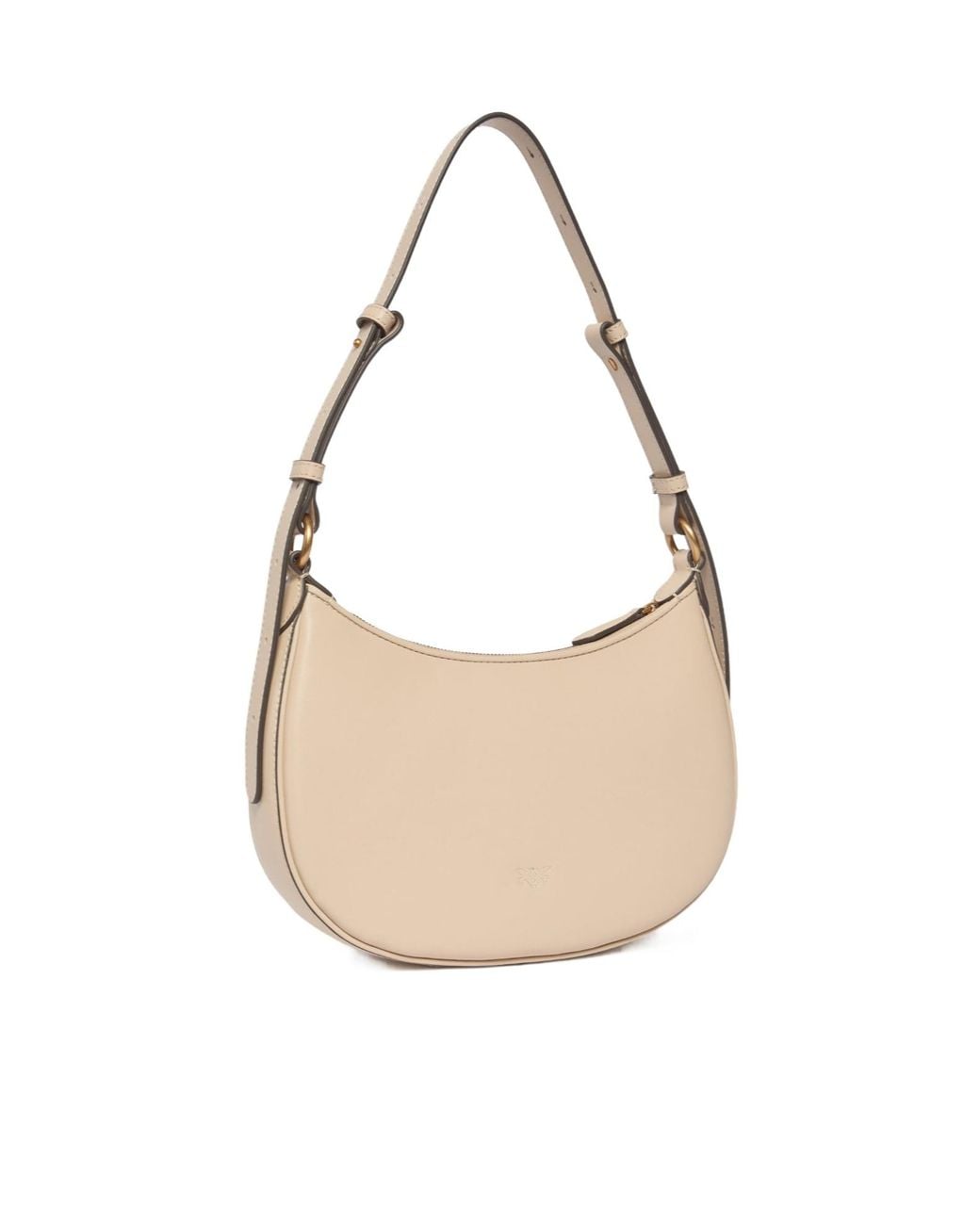 Pinko Natural Half Moon Small Shoulder Bag