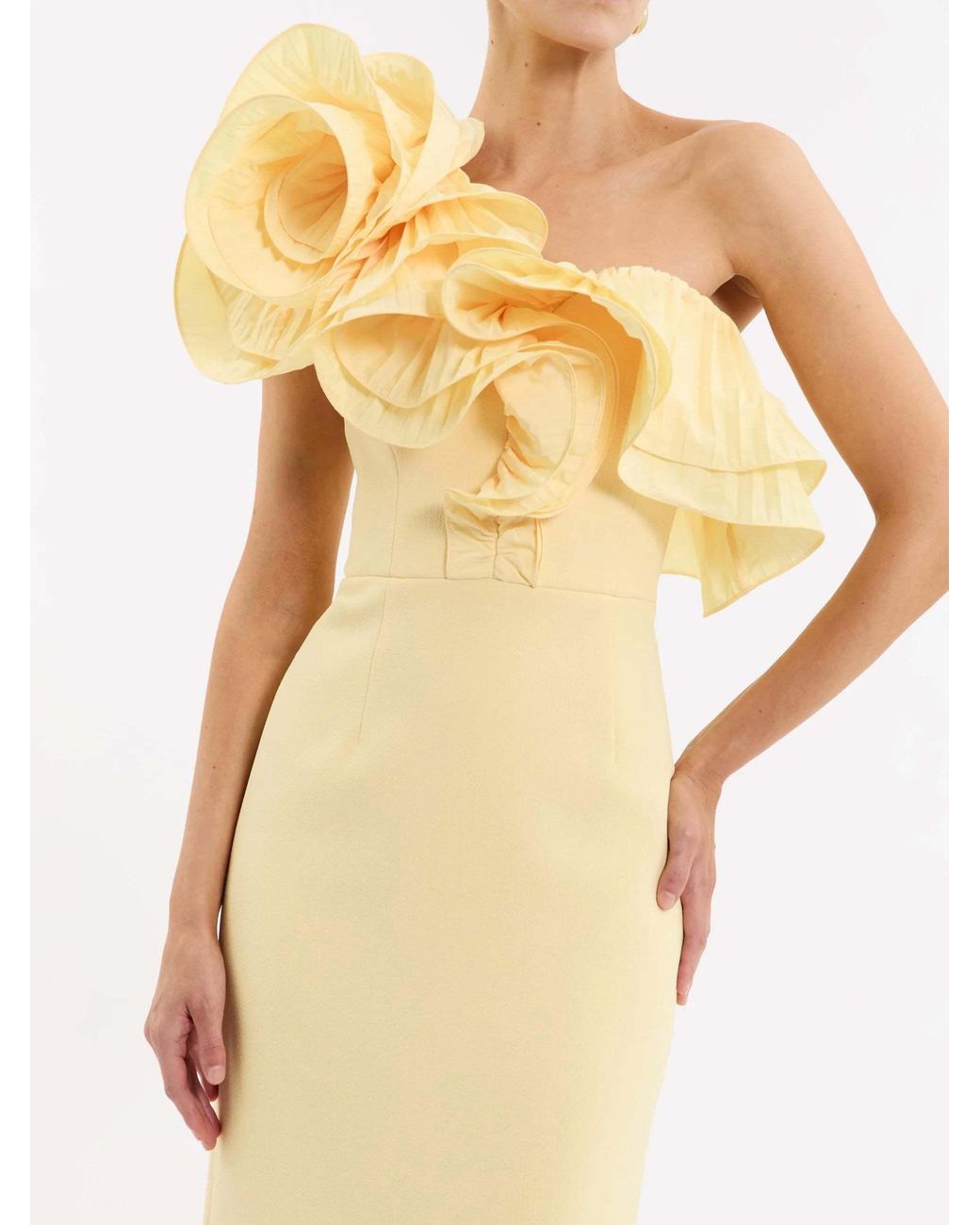 Rebecca Vallance Metallic Lulu Gown Dress