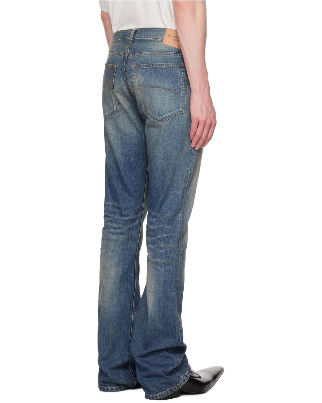 Balenciaga Blue Straight-Leg Jeans