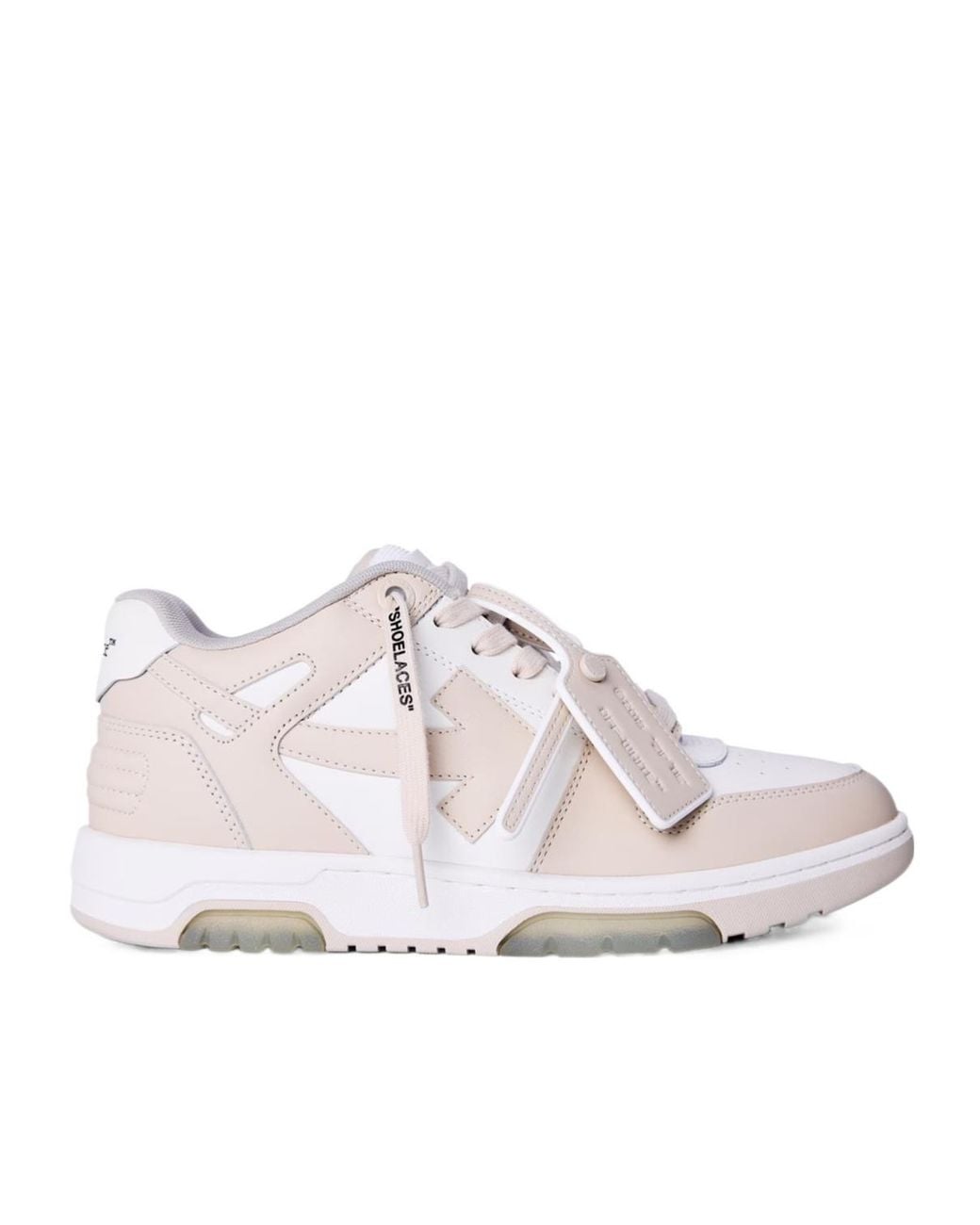 Off-White c/o Virgil Abloh White Round Toe Low-Top Casual Shoes for men