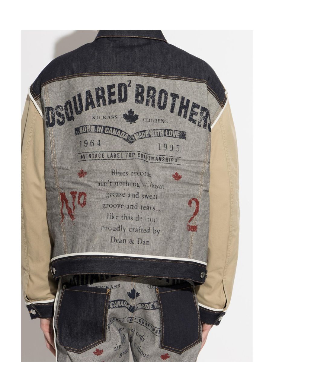 DSquared² Blue Denim Jackets for men