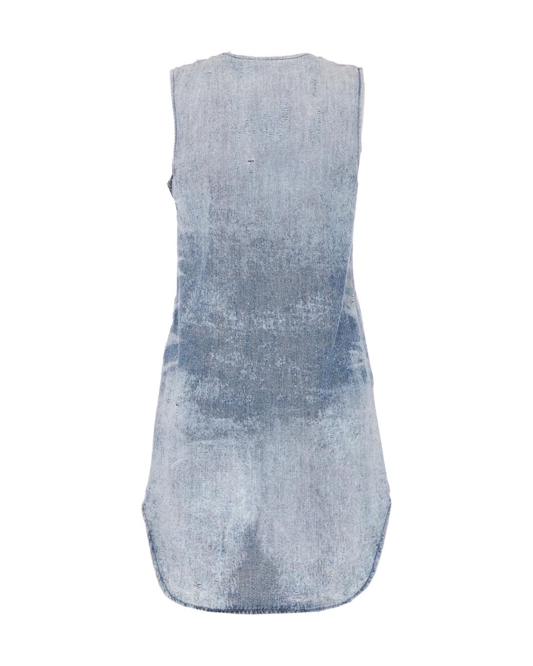DIESEL Blue Sleeveless Denim Dress