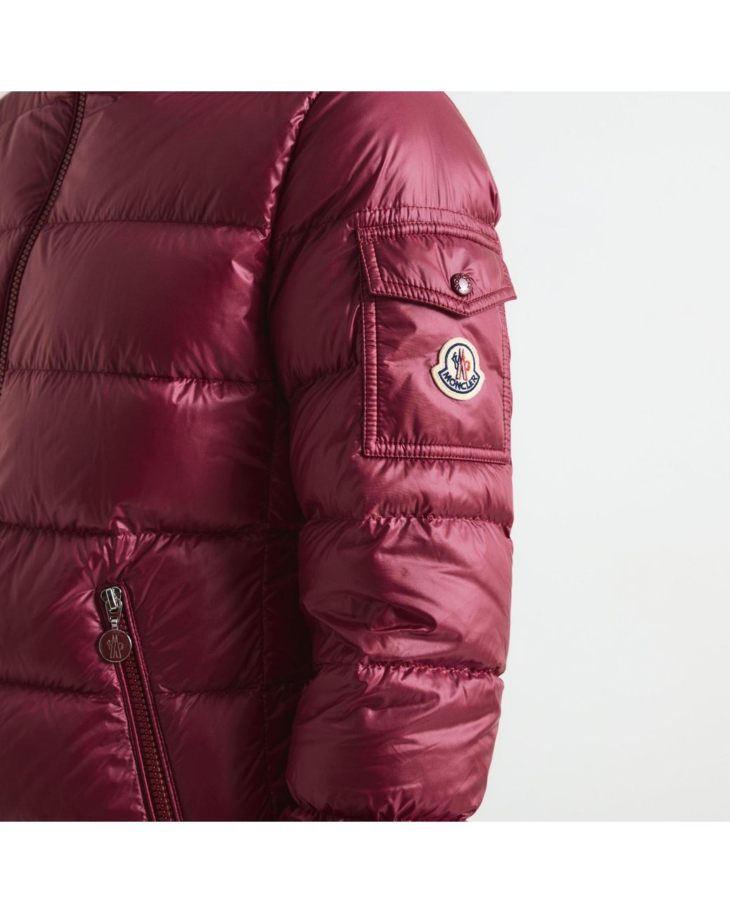 Moncler Red Short Puffer Jacket