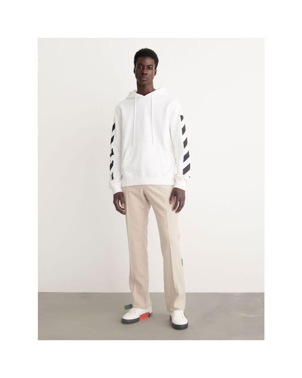 Off-White c/o Virgil Abloh White Diag Arrow Hoodie for men