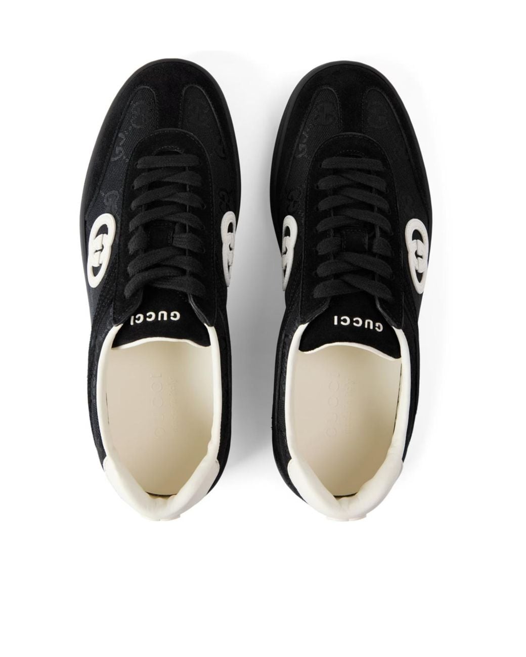 Gucci Black Logo Sneakers for men