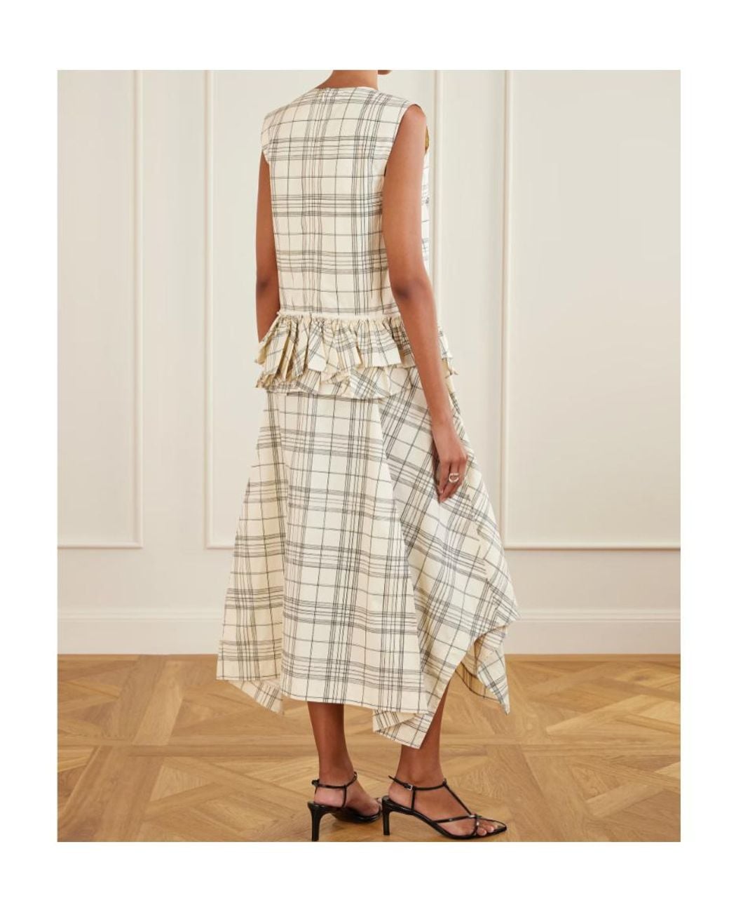 Jil Sander White Sleeveless Dress