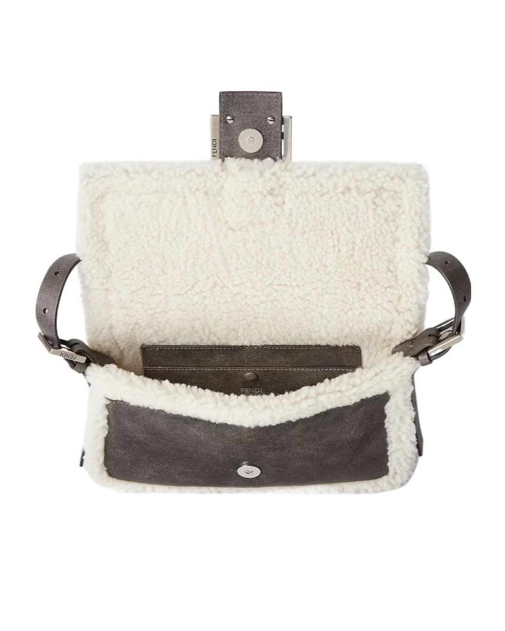 Fendi White Baguette 26424