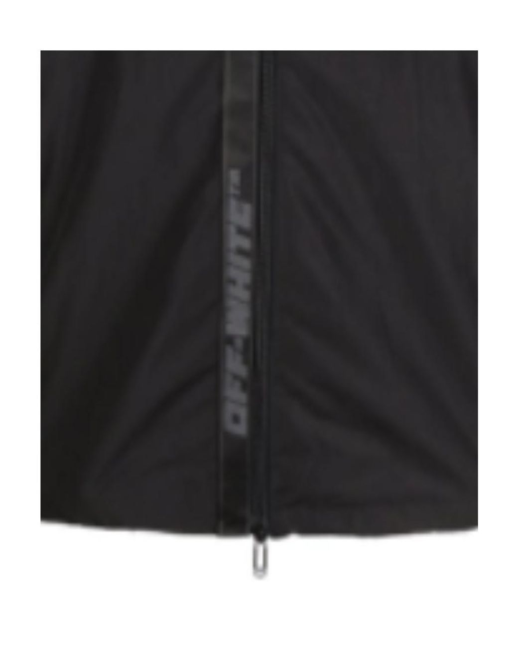 Off-White c/o Virgil Abloh Black Industrial-Strap Lightweight Jacket for men
