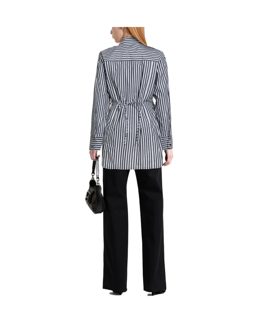 Ganni Blue Shirt Organic Cotton