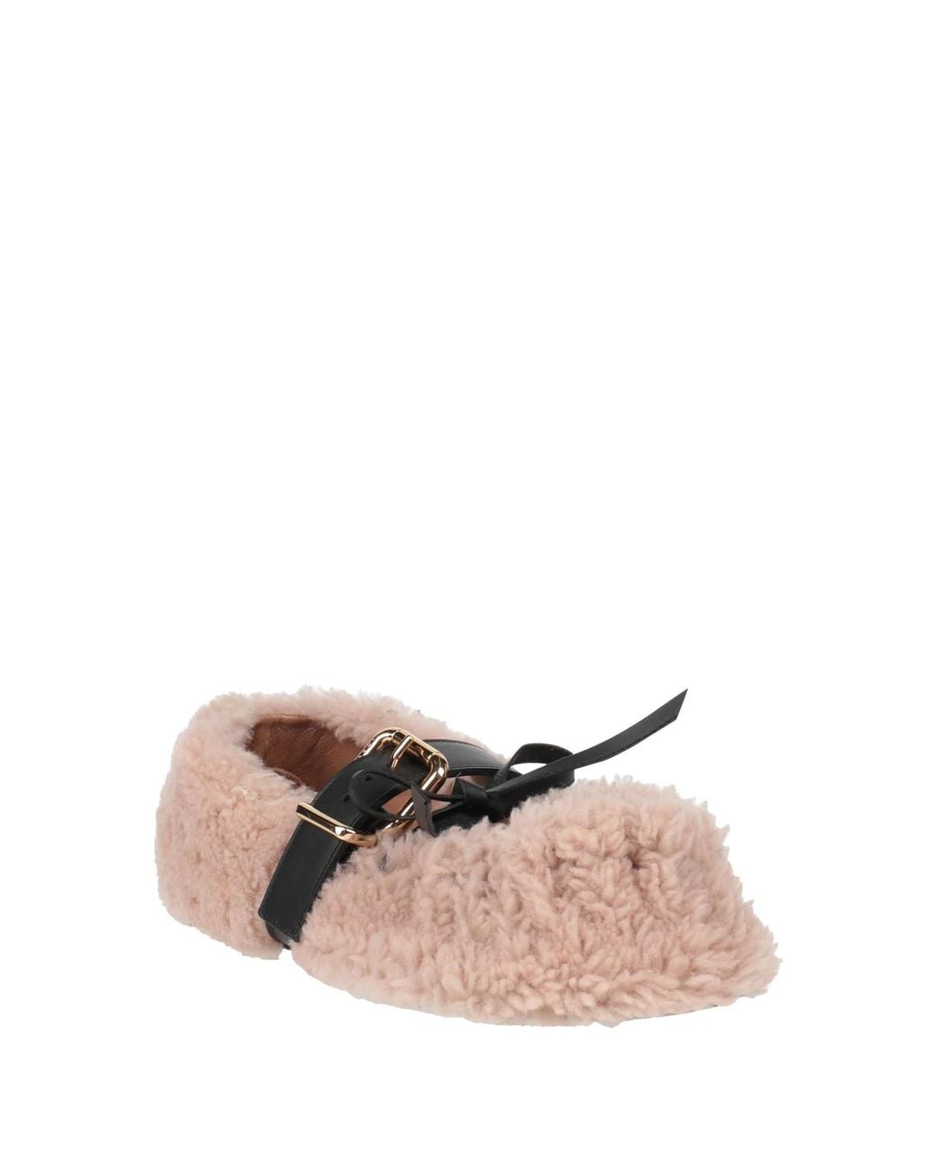 Marni Pink Mary Jane Flat Shoes