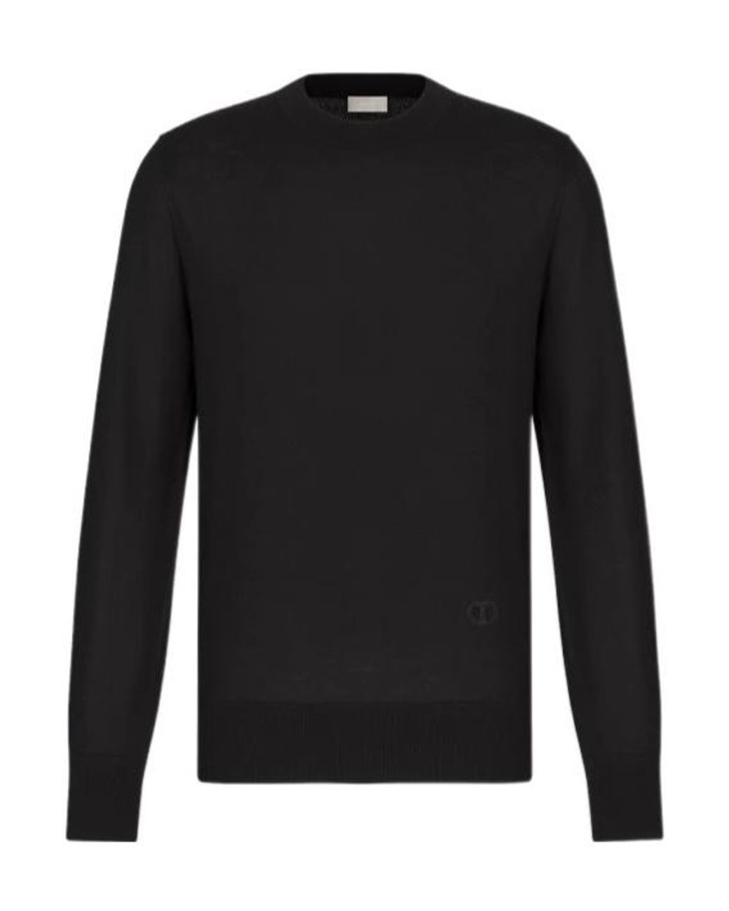 Dior Black Cd Icon Round Neck Sweater for men