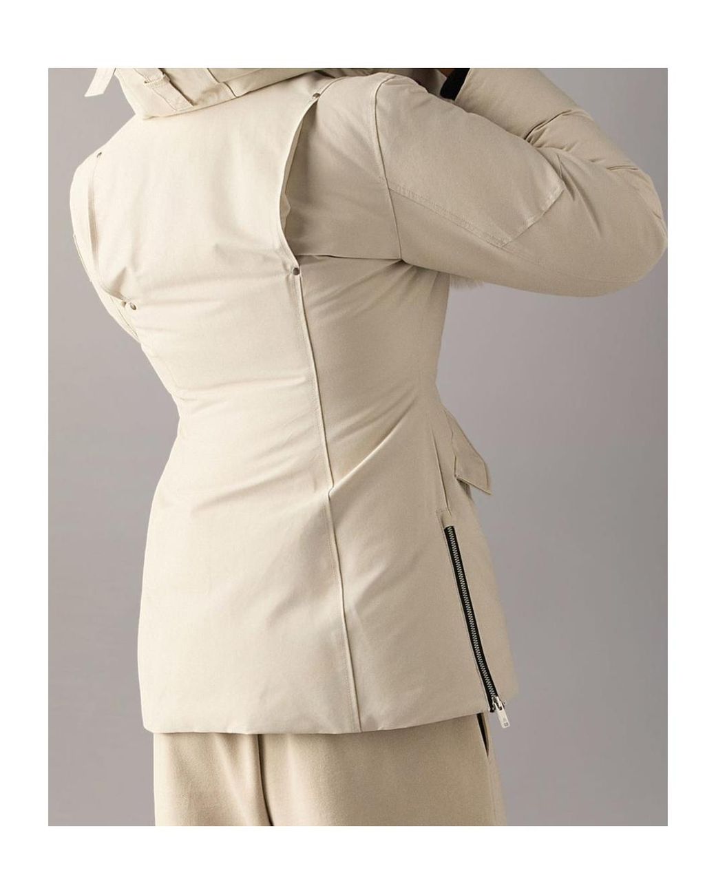 Moose Knuckles Natural Original 3Q Down Jacket