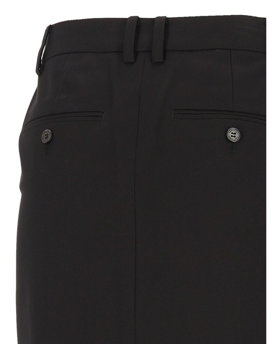 DUNST Black High-Waist Long Skirt