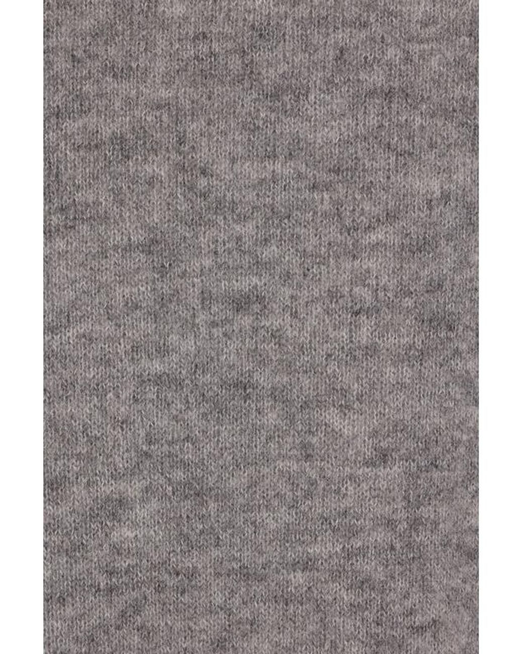 Brunello Cucinelli Gray Crewneck Knitted Sweater for men