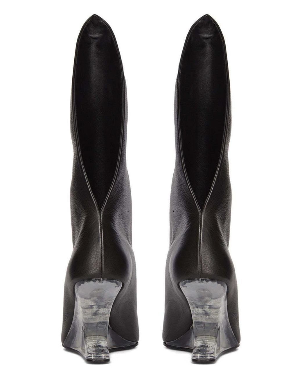Rick Owens Black Strutter Taco 8 Boots