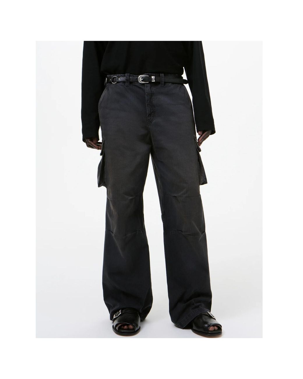 Our Legacy Gray Mount Cargo Pants for men