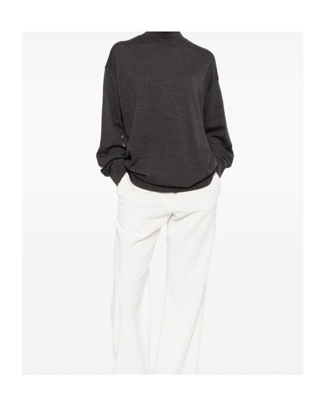 The Row Black Quabuki Sweater
