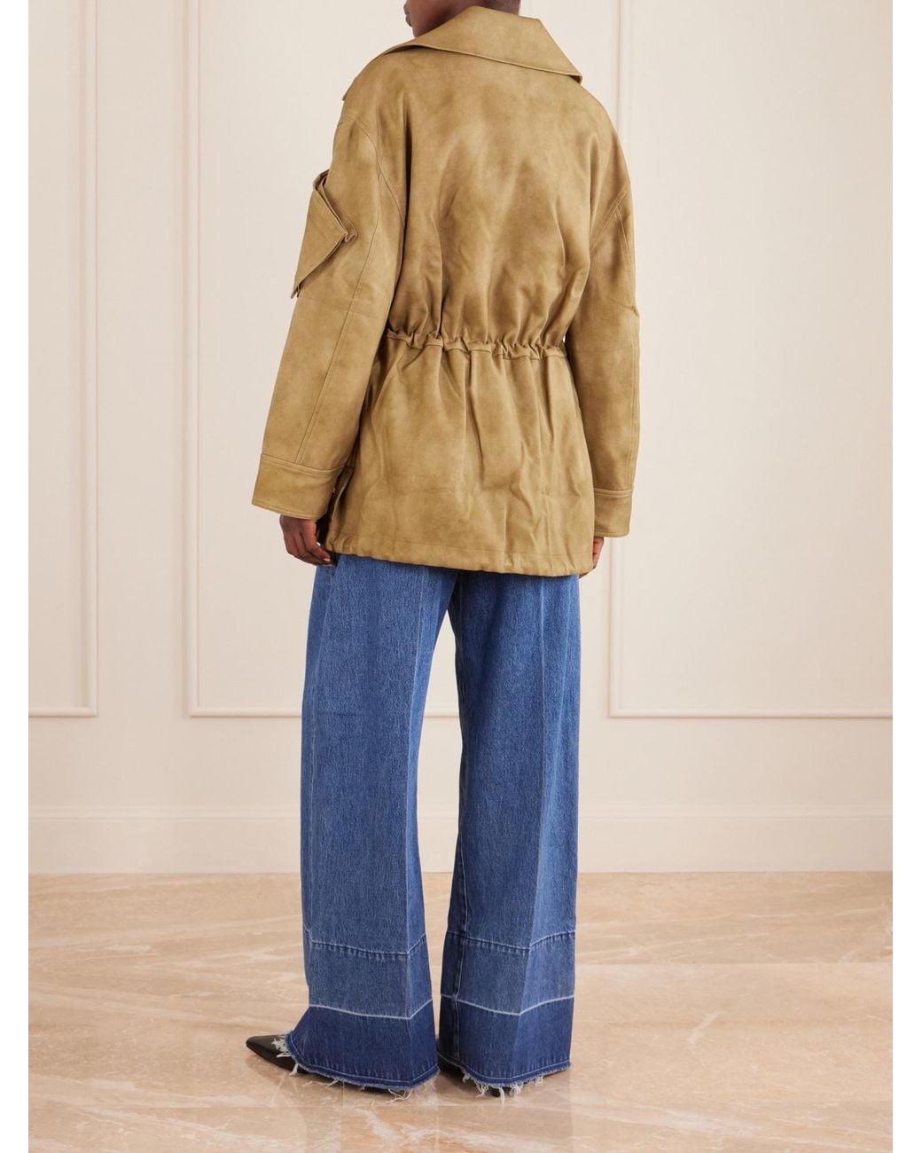 Co. Green Tton-Blend Military Jacket
