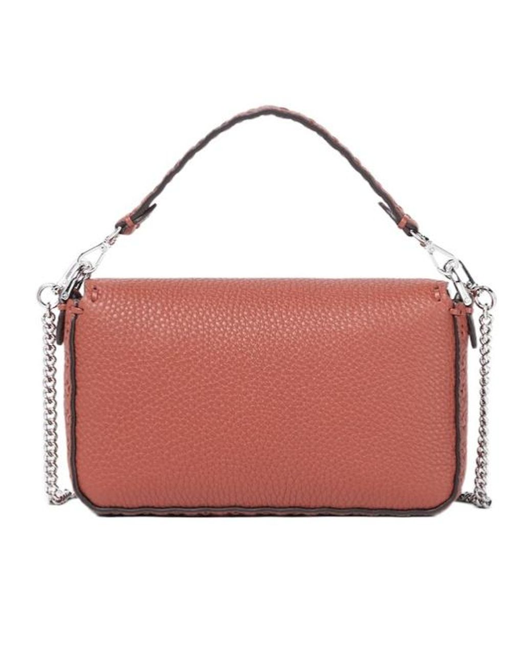Fendi Red Baguette Mini Shoulder Bag