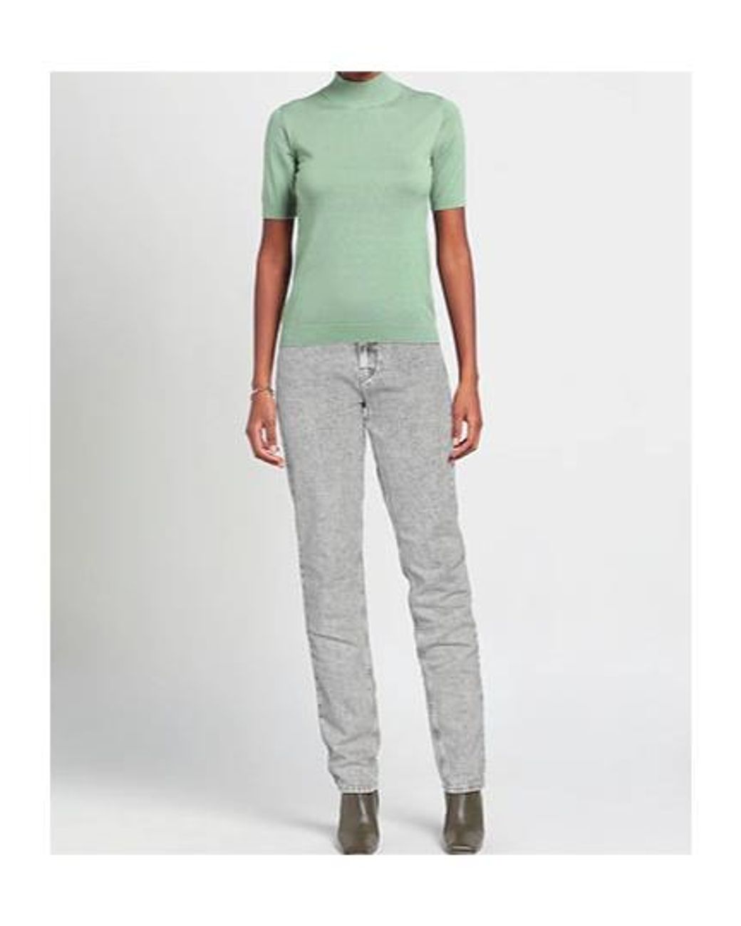 Isabel Marant Gray Denim Trousers
