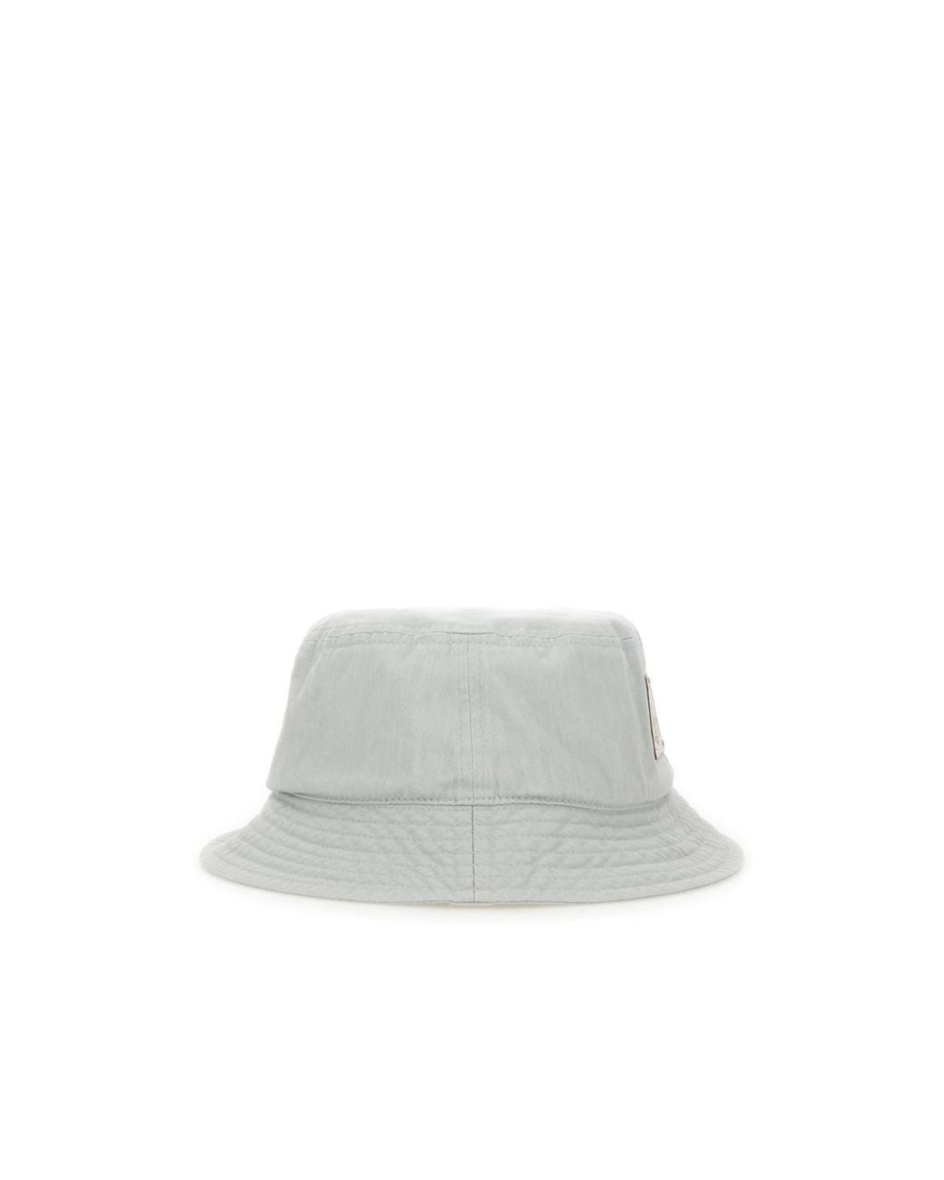 Vivienne Westwood White Orb-Patch Flat Crown Bucket Hat