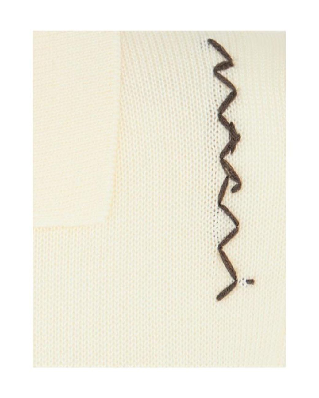 Marni White Knit Buttoned Cardigan