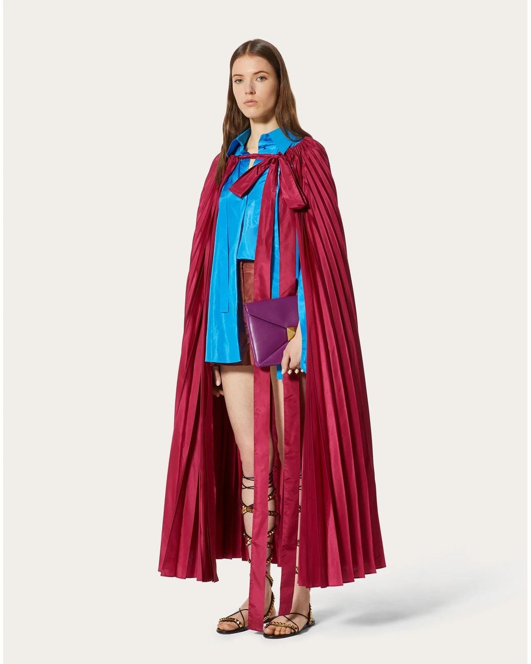 Valentino Blue Long-Sleeve Button-Fastening Shirt
