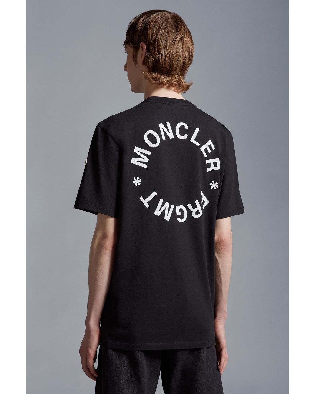 Moncler Black Logo Motif T-Shirt for men