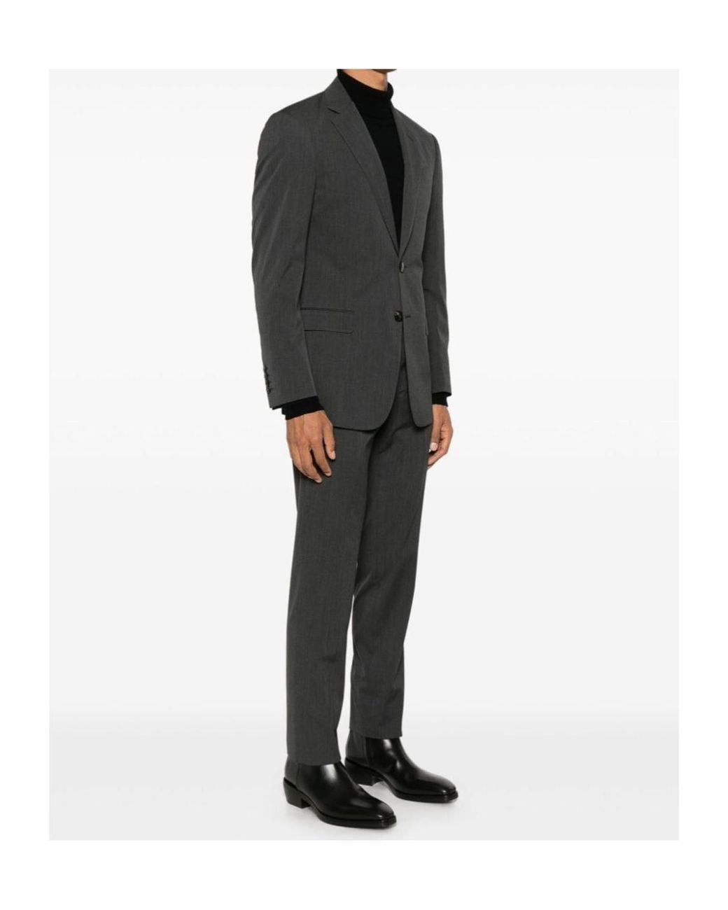 Giorgio Armani Gray Two-Piece Tailored Suit for men