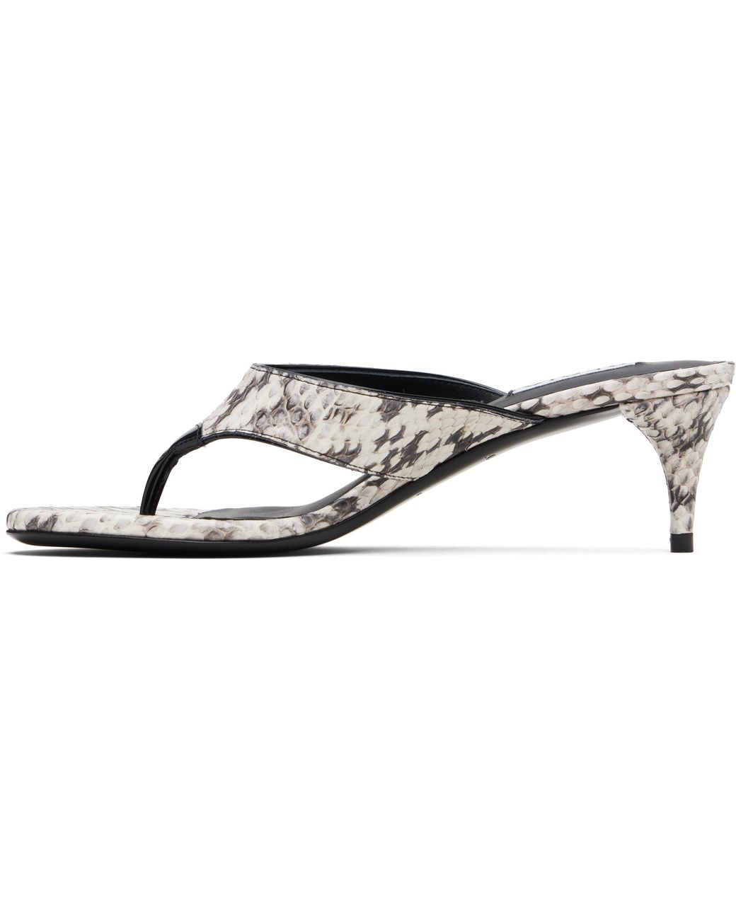 Alaïa White Alaïa Infradito Thong Mules