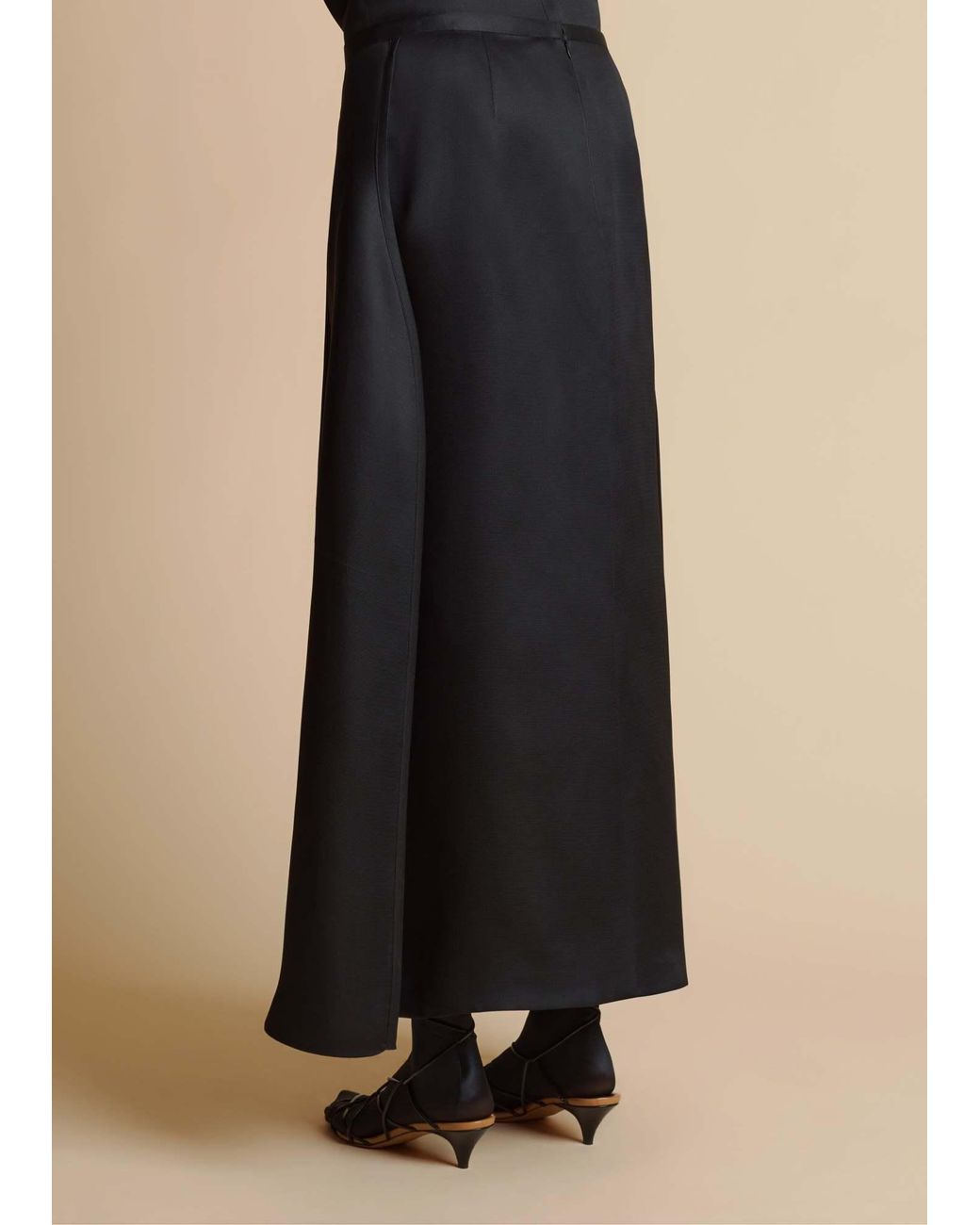 Khaite Black The Mila Skirt