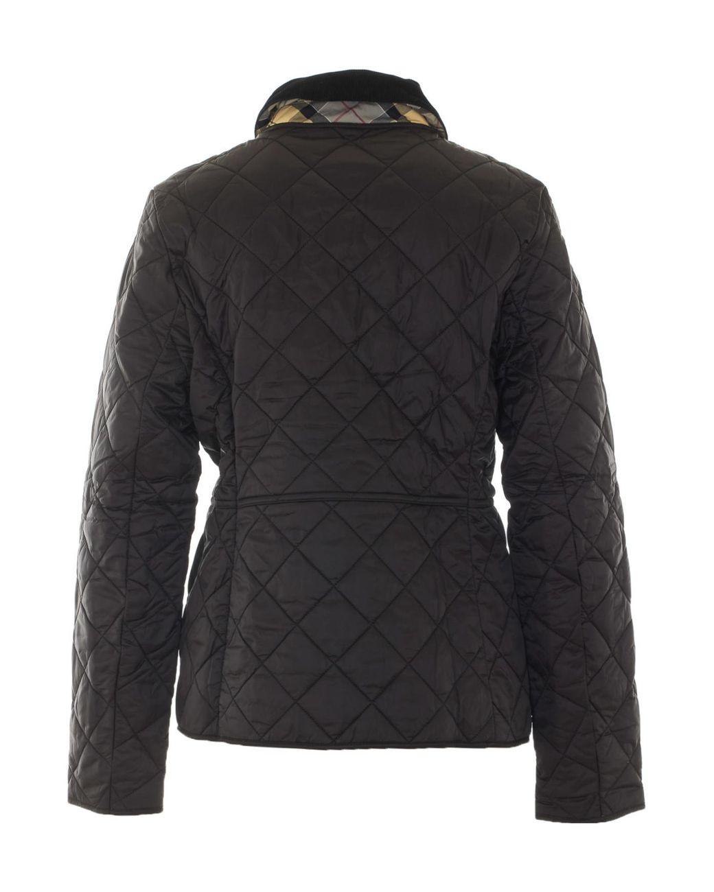 Barbour Black Deveron Quilted Buttoned Jacket