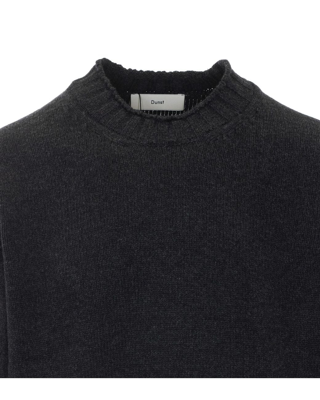 DUNST Blue Long-Sleeve Crew-Neck Knit Top for men