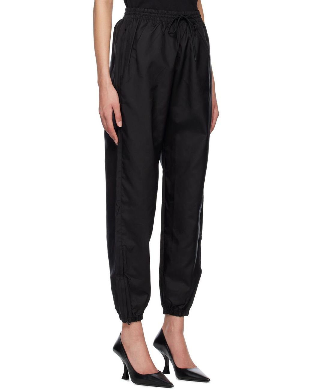 Wardrobe NYC Black Elastic Drawstring Sweatpants
